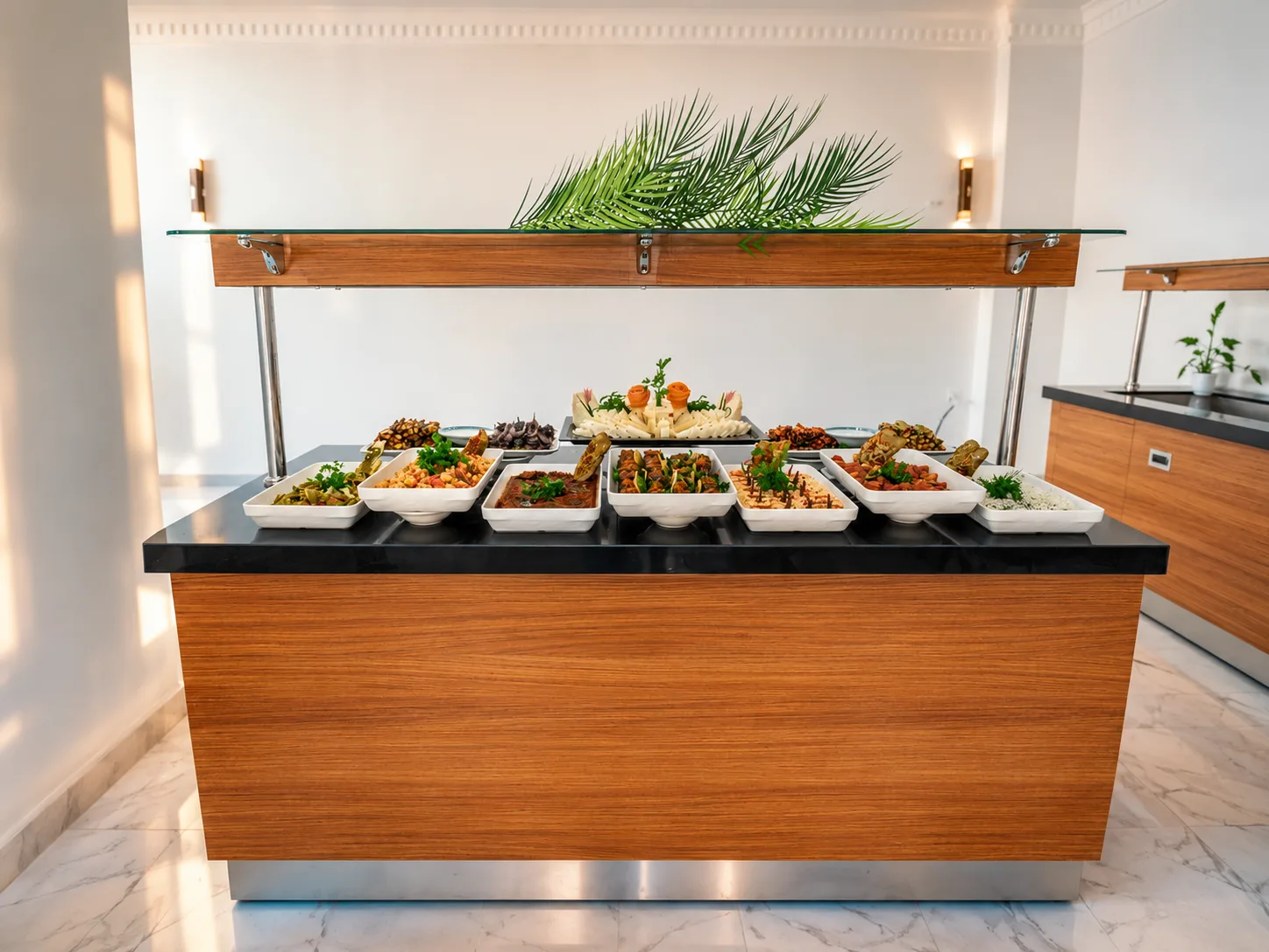 Muup Resort kapalı restoran deniz manzaralı alan