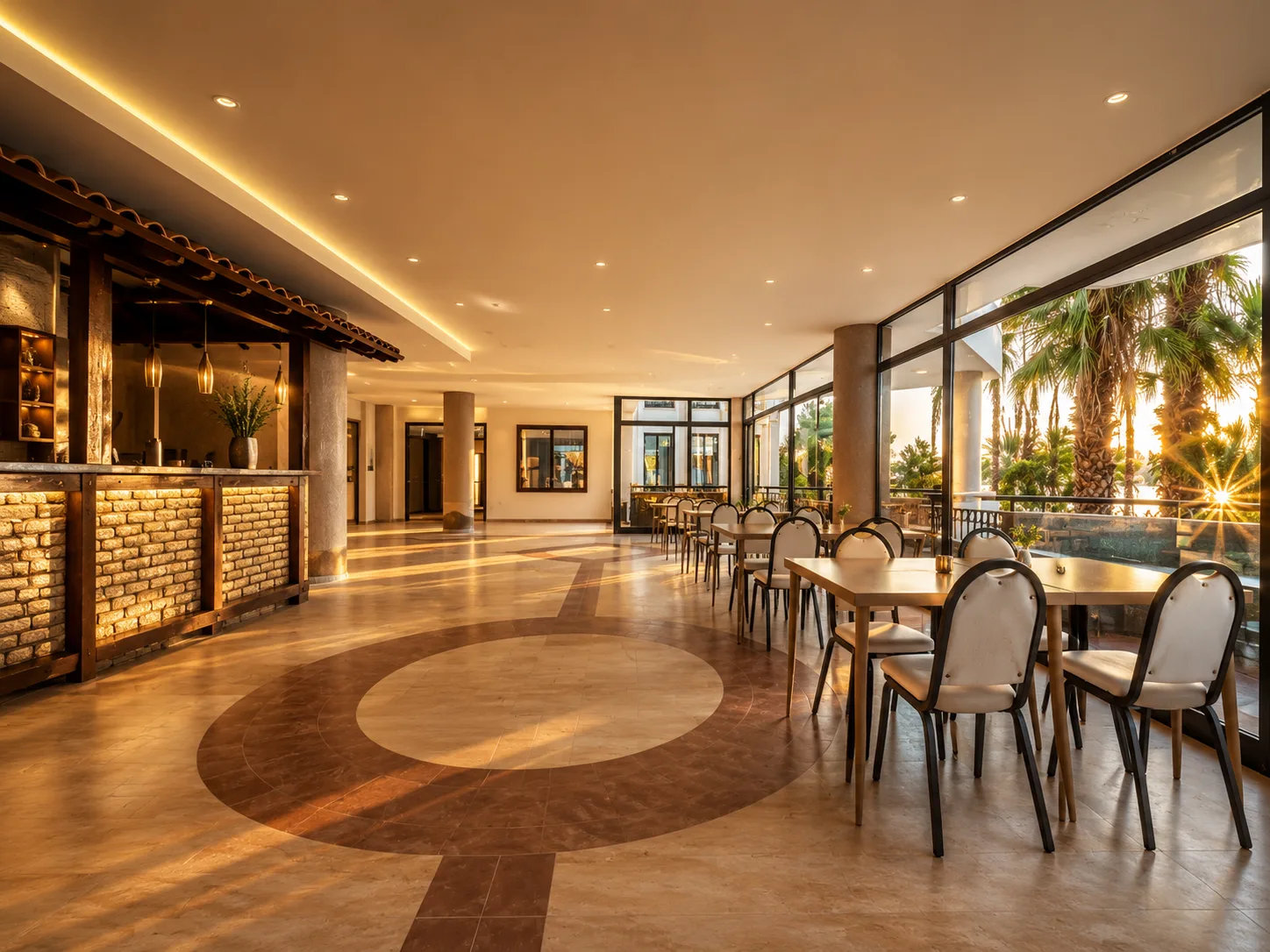 Muup Resort lobi lounge alanı