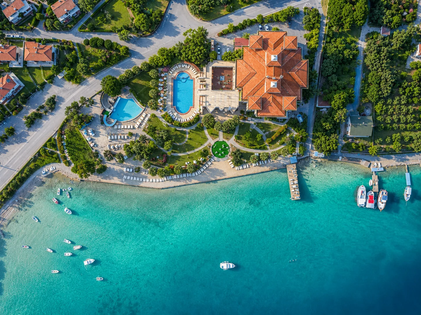 Muup Resort gece dış görünüm
