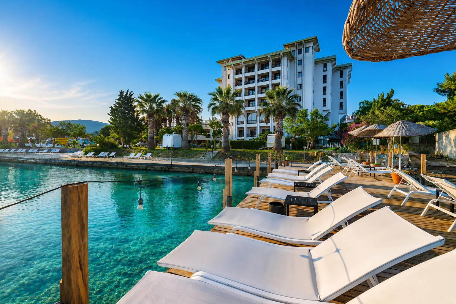 Muup Resort Çeşme özel sahil ve iskele